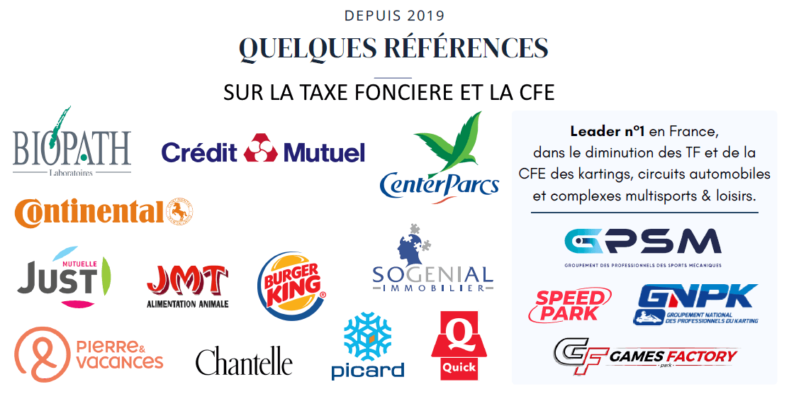 Exemple de récupération de taxes foncières et CFE pour un partenaire